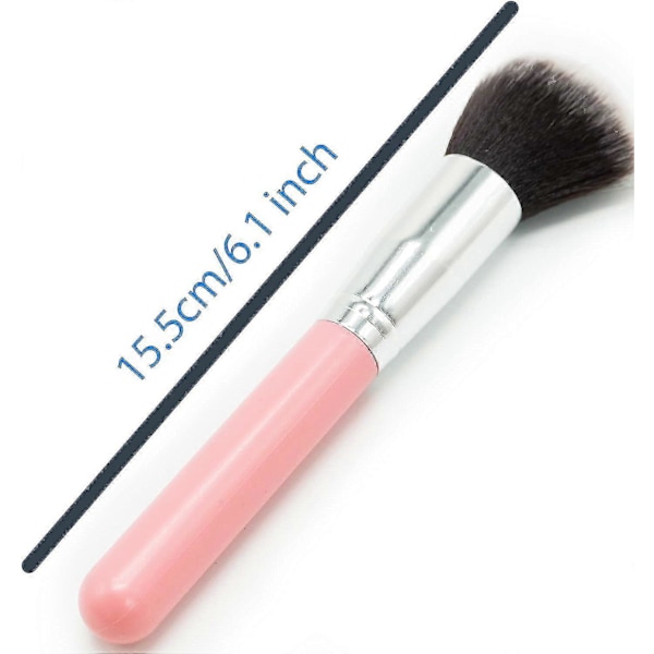 Sminkborste Foundationborste Kombination Sminkborste Skönhetsverktyg (rosa) (1st) yu