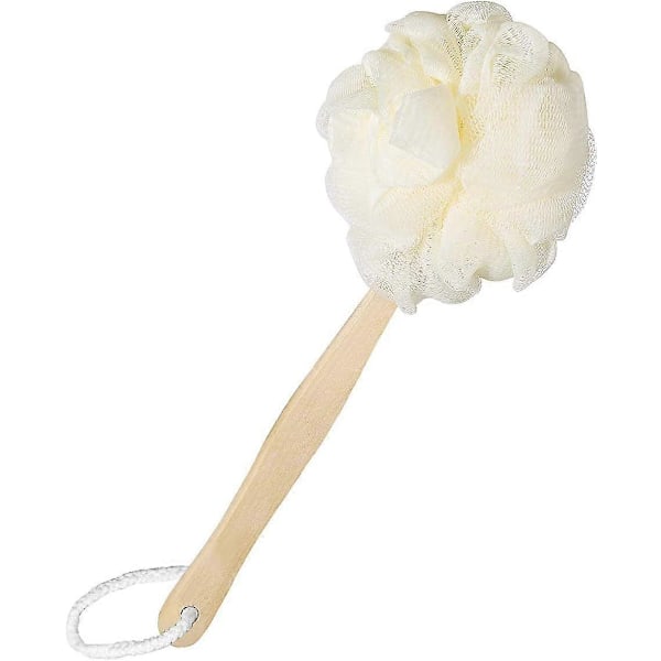 Långt Handtag Loofah Ryggskrubbare Bad Dusch Svamp Borste Kropp Rygg Exfolierande Skrubbare för Män Kvinnor