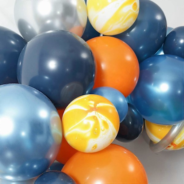 Ytre Rom Ballong Garland Kit, 88 Deler Kosmisk Rom Planet Party Ballong Garland Kit, egnet for barnebursdagsdekorasjon