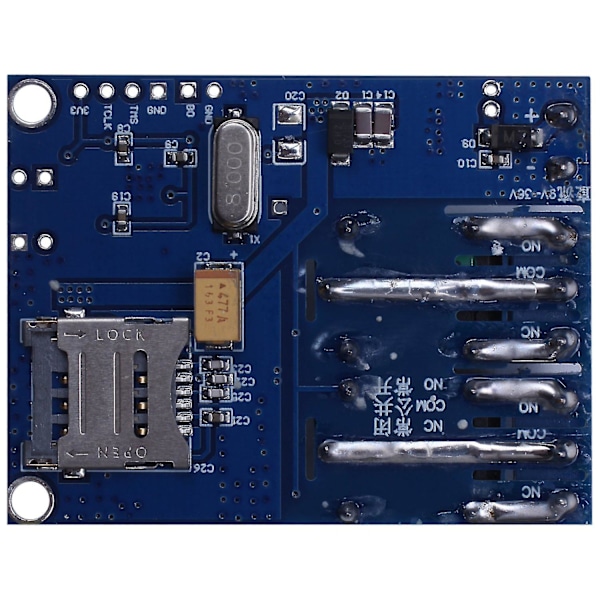 SMS Fjärrkontroll Switch Sim800c Stm32f103c8t6 2 Kanal Relämodul För Växthus Syrepump