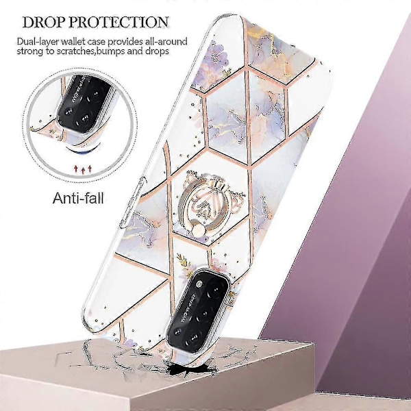 TPU Ringhållare Skal för Oppo A74 5G / A93 5G / A54 5G-ZZY