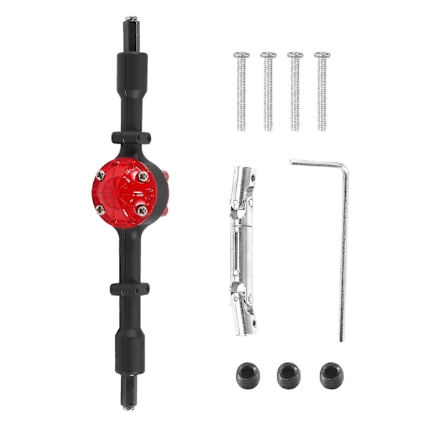 1 Sett Metall Bakaksel med Stålgear For D12 B14 B24 B16 B36 C14 C24 C34 C44 Rc Bil Oppgradering
