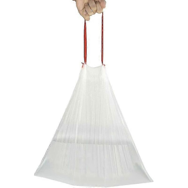 120 stk. 45cm*50cm Gjennomsiktig Søppelsekk med Snøring