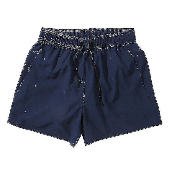 Fitness för män, Casual Fitness Sportshorts i stor storlek snabbtorkat (olika tillgängliga alternativ) Navy Blue XL