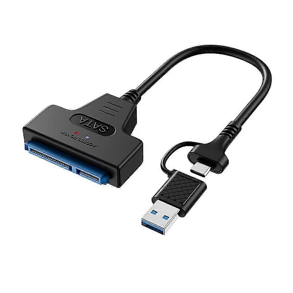 USB 3.0 til 2.5\" SATA III Harddisk Adapterkabel - SATA til USB3.0 Konverter
