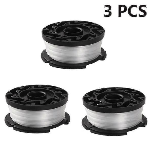 3/4/6 stk. Utskiftbare Spoler for Black+decker Af-100 Trimmertrådsa-1
