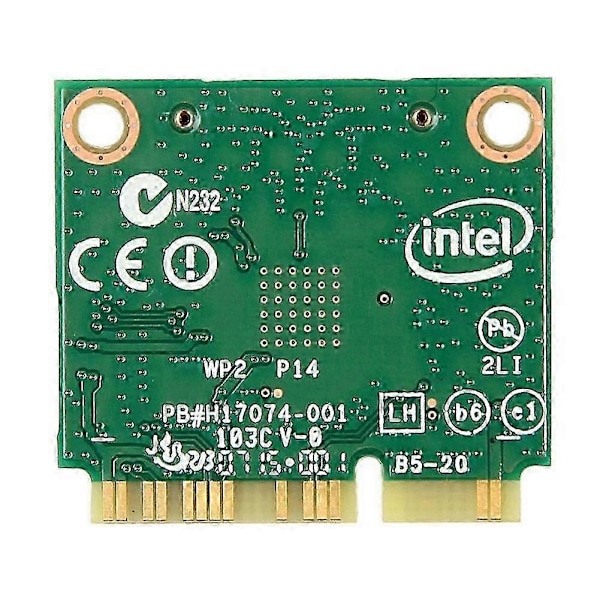 Intel 7260 AC 7260HMW 867 Mbit / s 5G Trådløs Wifi