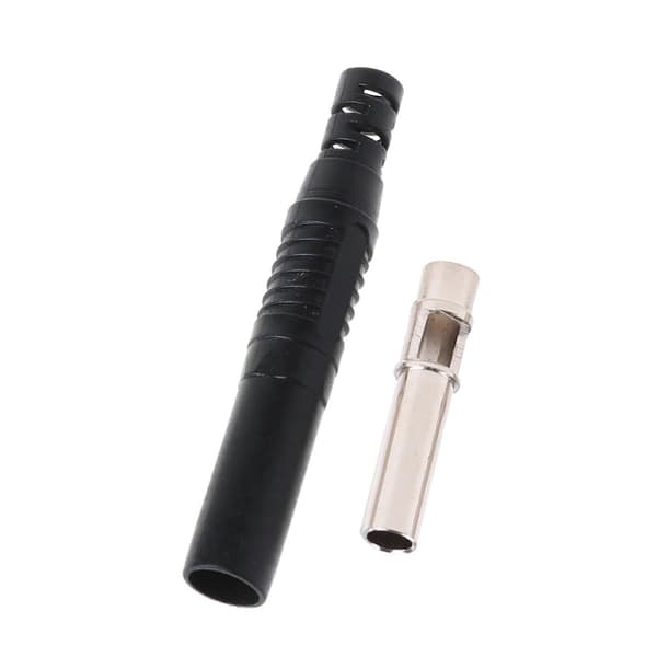 10 stk Banan Hunn Isolert Jack Plugg Adapter Messing Isolert Sikkerhetsdekket
