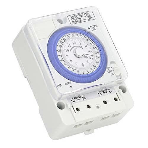 Timer 15 minutters minimumsindstilling Enhed 100-240V AC Bred anvendelse Mekanisk timer Batteridrevet til ovn