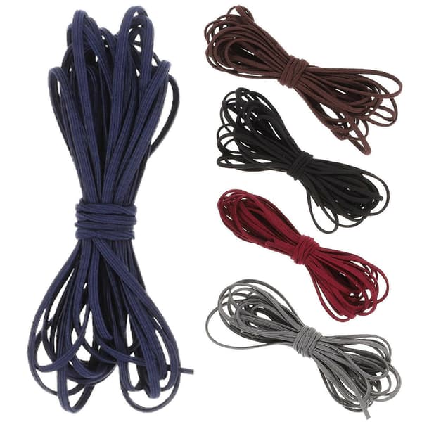 Elastisk snor til smykkefremstilling DIY armbåndssnor kvinder hårtilbehør 500 cm længde 3 mm bredde elastik DIY håndværk 5 stk