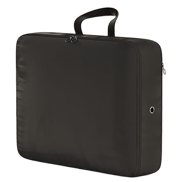 Rejse Kompression Opbevaringspose Åndbar Bagage Organiseringspose til Hjemmet Black Medium