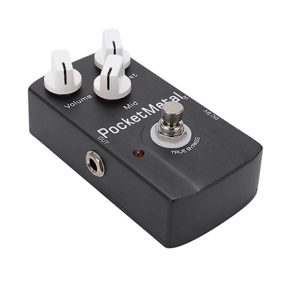 Elektrisk Gitar Effektpedal Lomme Metall True Bypass Enkelt Instrumenttilbehør