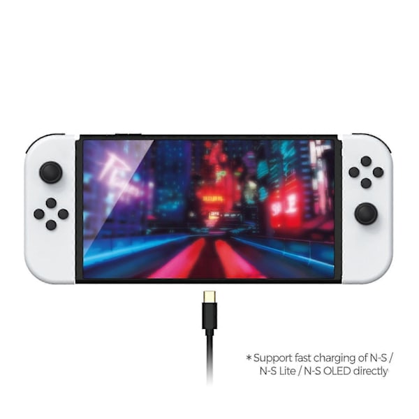 NS OLED Spelkonsol Snabbladdning Fire Bull Strömadapter för Switch