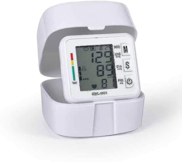 Blodtrycksmätare, med justerbart armband och LCD-display Nyhet för 2024 CD