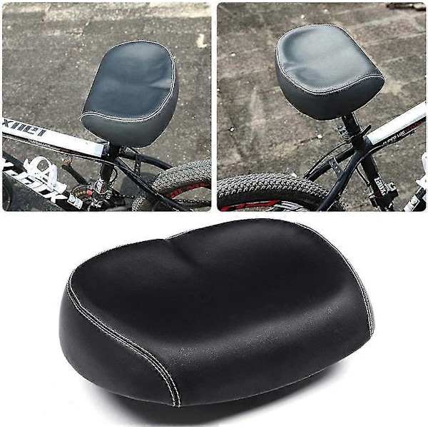 Sadell uden næse med komfortabelt bredt design og memory foam-polstring til de fleste cykler