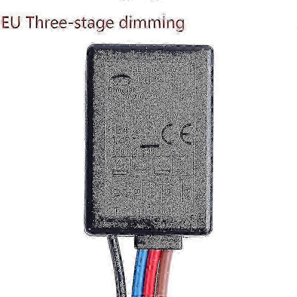 Ld-600s Inbyggd 3-vägs Finger Touch Dimmer På/Av Strömbrytare Us Eu