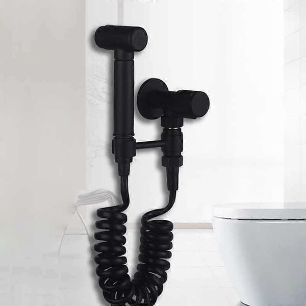 Duschslang för bidé, Sunmostar, Polyeten, 1,5 m, Svart