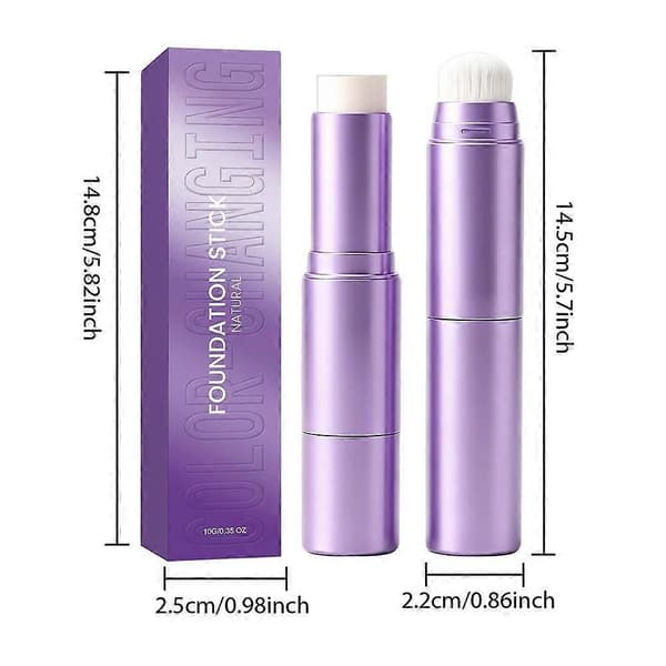 Facelove Changing Foundation Stick, 2-i-1 fargeskiftende foundationstift 1pc