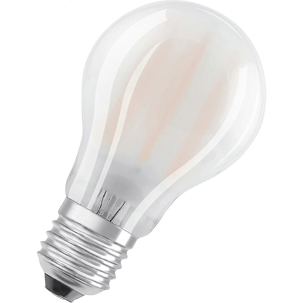 LED-lys, klassisk form pære med skrusokkel: 4W E27 erstatning, frostet, 2700K, pakke med 2