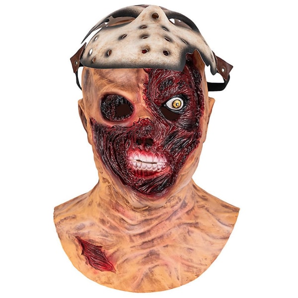 Halloween festrekvisita Skrämmande Jason Hockey Mask