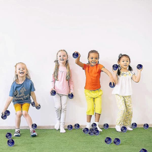 20-pak Galakse Stressbolde, 6,35 cm Rumtema Klemmebolde, Stresslindrende Bold Klem Angst