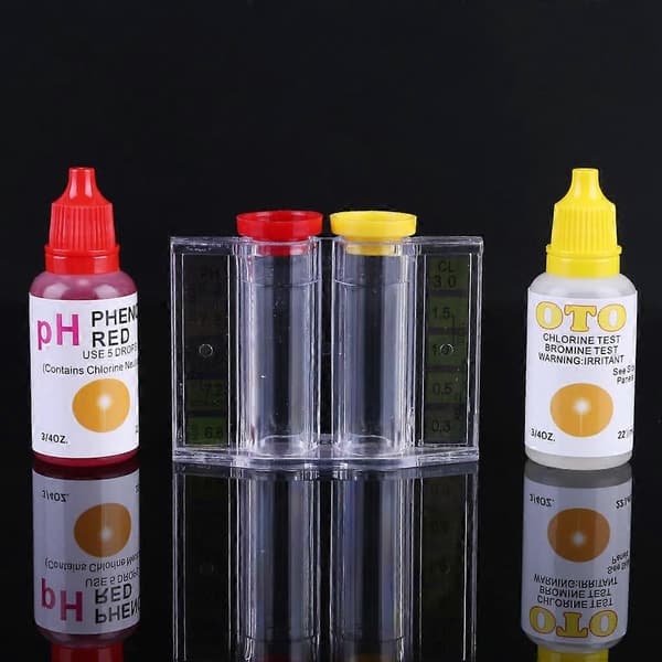 Spa Vatten Kemisk Testkit Pool Testverktyg Klor & Ph-testare