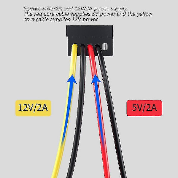1 til 5 Sata Kabel Splitter Kabel Drev Disk Kabel 4 Pin til 15 Pin Splitter Kabelledning