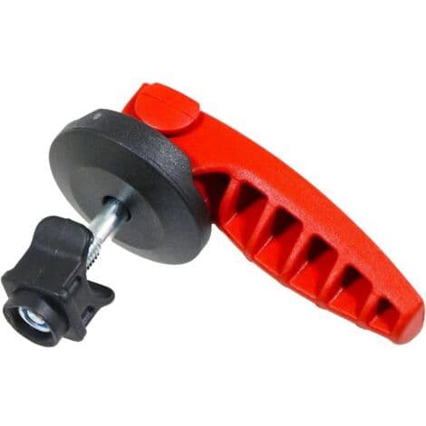 1 - Spændearm - Plæneklipper - Quick Release - Kompatibel med Bosch Rotak 32 34 37 40 43 - Sort