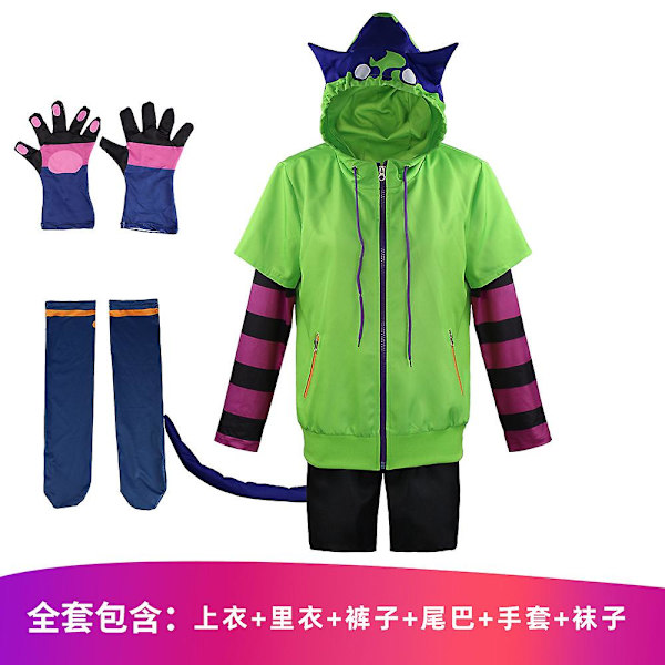 Sk8 The Infinity Cosplay Kostym Anime Miya Full Set Uniform Hoodie Shorts Outfits Anime Kostym Rollspel Uniform Full Set Sk8 The Infinity Cosplay Outf XL