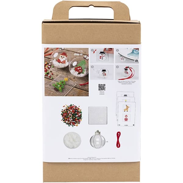 Julehåndverk - DIY Kit Julekuler - Perle Fine Julefigurer