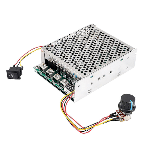 DC 10-55V 100A 3000W Motorvarvtalsregulator Reversibel PWM-styrning Framåt- och Bakåtregulator