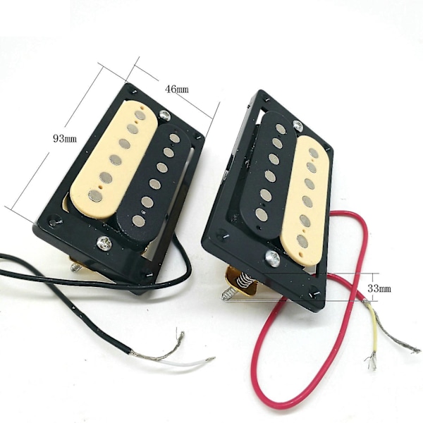 2st Elektriska Gitarr Pickuper 50/52 Faced Humbucker Dubbel Coil Elektriska Gitarr Pickuper