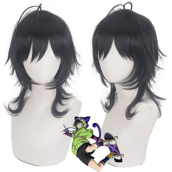 Anime Sk8 The Infinity Cosplay Costume Chinen Miya Sk Eight Cosplay Halloween Party Cos Outfits 6st/ set Wig 1pc XL