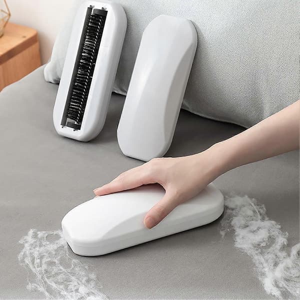 Fnullfnugfjerner Ergonomisk Design Multifunktionel ABS Tøjark Støvfjerner Børste Husholdningsartikler