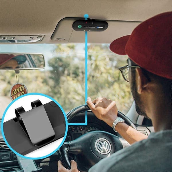 Bluetooth 5.0 Håndsfrisystem for bil Volumkontroll Bilmusikk Håndsfrisystem Bluetooth-mottaker Musikkspiller