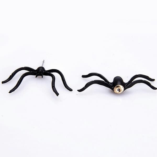 Edderkoppe Øreringe Studs Halloween Øreringe Hypoallergeniske Legering Studs Øreringe