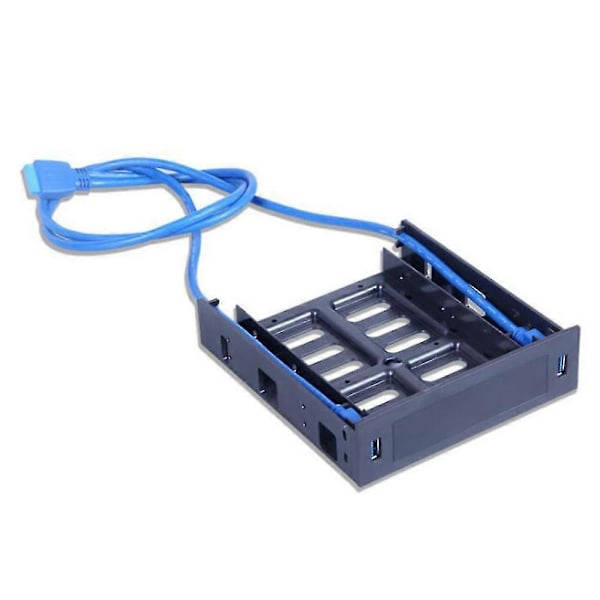2 X Usb 3.0 Frontpanel med 3,5 tommer enhed/hdd eller 2,5 tommer ssd/hdd til 5,25 diskettedrev til optisk drev (haoyi