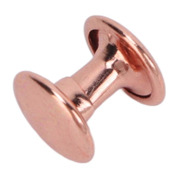 300 Sett Lærnagler 6x8mm 7x8mm 8x8mm Rosegull Sterke Metall Dobbelkappe Nagler for Hatt Belte Sko