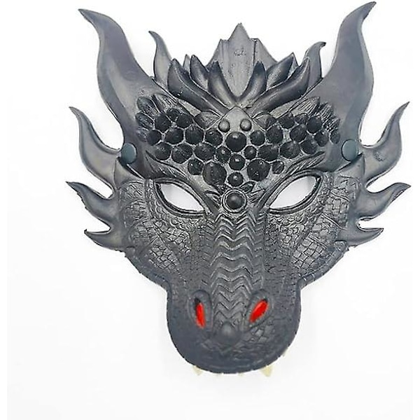 Halloween Mardi Gras -asu Cosplay Demon 3D Realistiset Lohikäärmeen Siivet Aikuisille, sininen