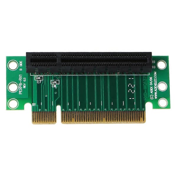 PCI för Express 8X Riser-kort 90 Rätvinklig Riser-adapterkort för 1U/2U Comp