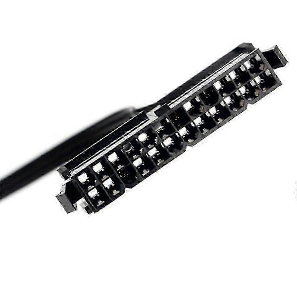 24 Pin Hun ATX PSU Strømforsyning Starter Tester Start Op Jumper ON OFF Switch Kabel 18AWG 30CM