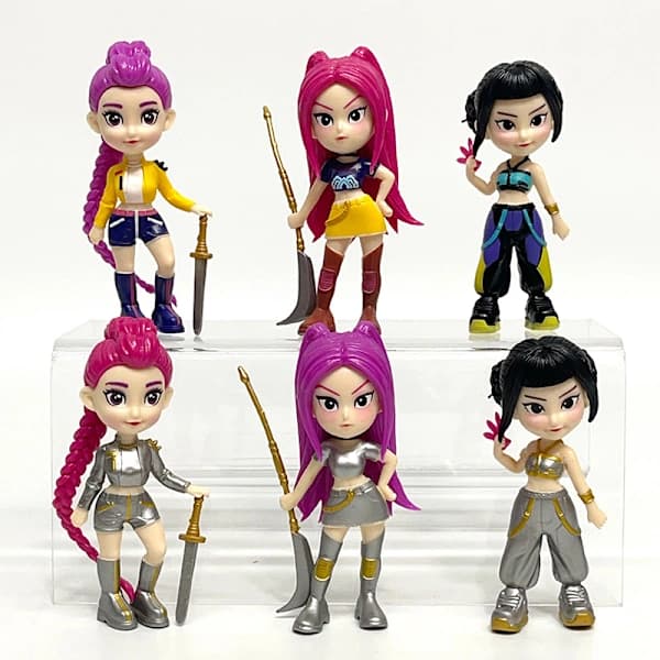 K-POP Devil Hunter-figurer, anime- och spelfigurer, dockor, modeller, skrivbordsprydnader, trendiga.