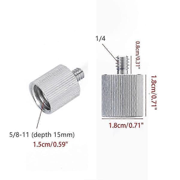 5/8 - 1/4 Adapteri Mikrofonitelineadapteri Jalusta-adapteri Mikrofoni