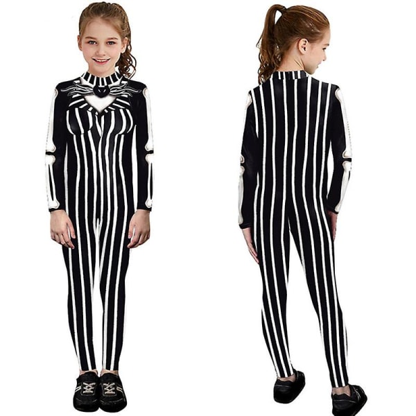 Barn Halloween rolig kostym pojke flicka 3d print bodysuit Cool barn cosplay jumpsuits style 1 M