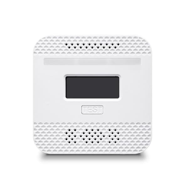 Karbonmonoksiddetektor, karbonmonoksidalarm med digitalt display, hjemmesikkerhetsalarm, Replacea