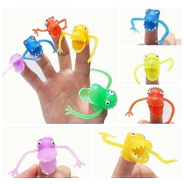 Monster Fingerdockor - Set med 10, Dockor för Barn, Perfekt för Kalaspåsar och Barnkalas