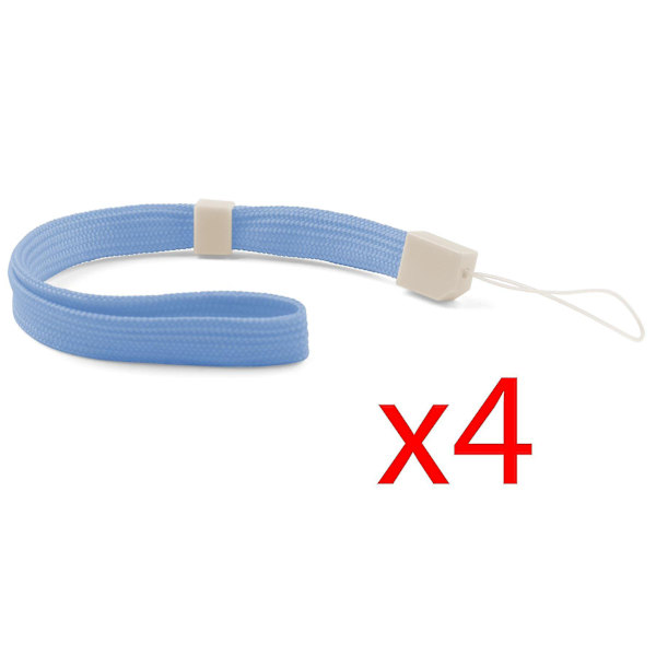 4x Blå Handledsrem För Wii Remote Controller PSP DSL 3DS DSi 2DS Switch