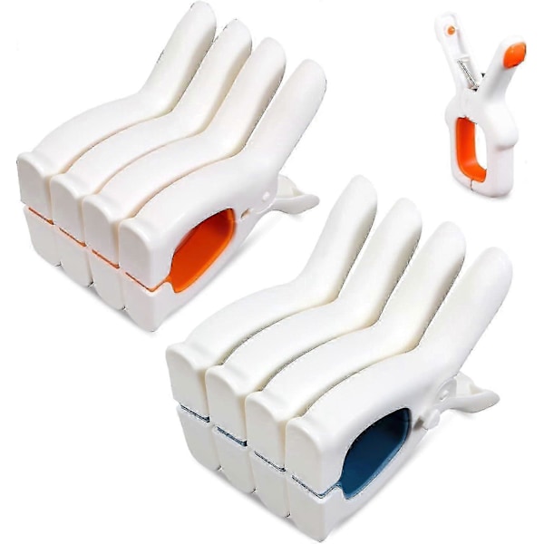 Strandhandduksklämmor (9-pack, för att säkra handdukar och filtar)