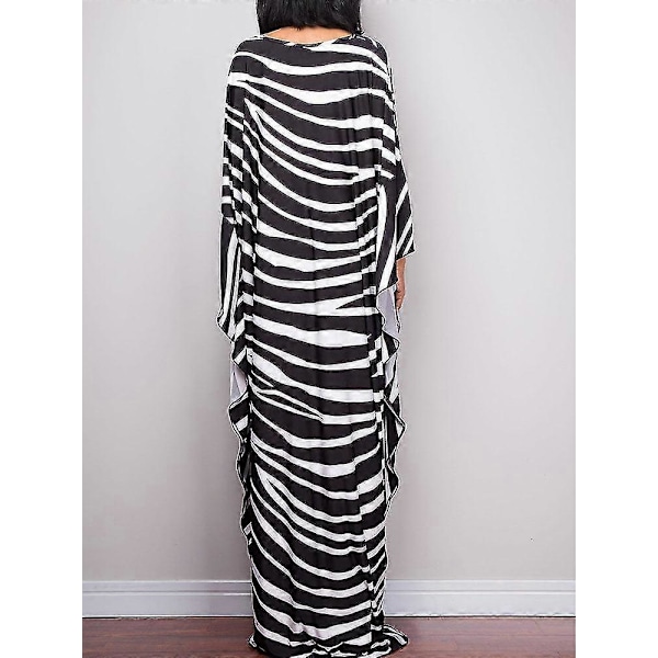 Afslappede zebra kaftan saronger