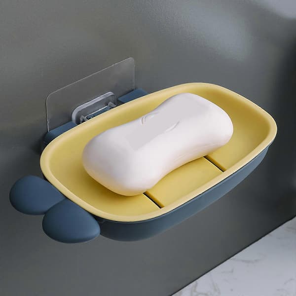 Baderom Gulrot Såpeskål Vask Oppbevaringsbeholder Stativ Plast Svampholder